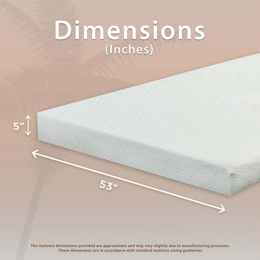 Prestige 5 Inch High Density Reversible Foam Mattress