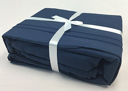 ViscoLogic Egyptian Comfort Bed Sheets - Navy