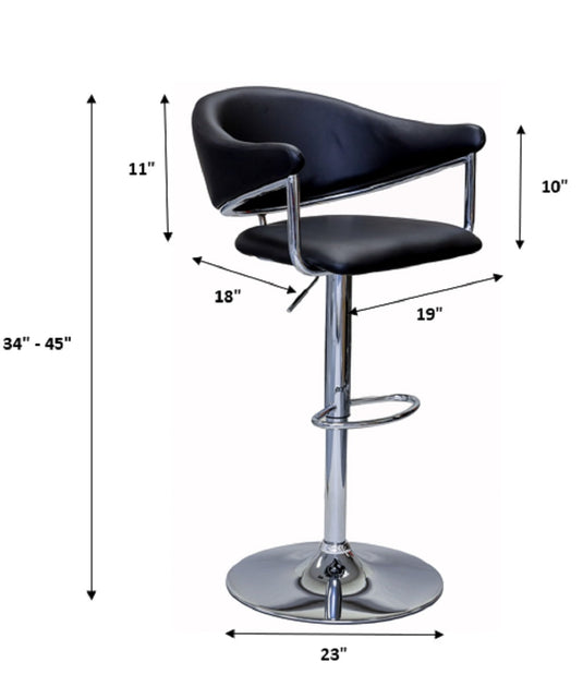 Leatherette bar stools Faux leather bar stools Modern bar stools Contemporary bar stools Adjustable bar stools Swivel bar stools Kitchen bar stools Counter height bar stools Bar furniture Upholstered bar stools White Bar Stools Black Bar Stool Brown Bar Stool