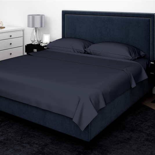 ViscoLogic Egyptian Comfort Bed Sheets - Navy