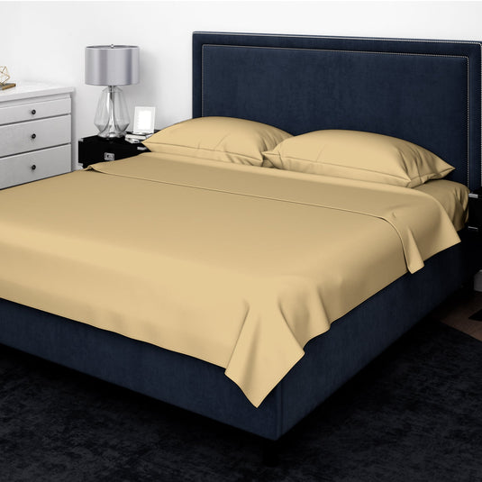 ViscoLogic Egyptian Comfort Bed Sheets - Gold