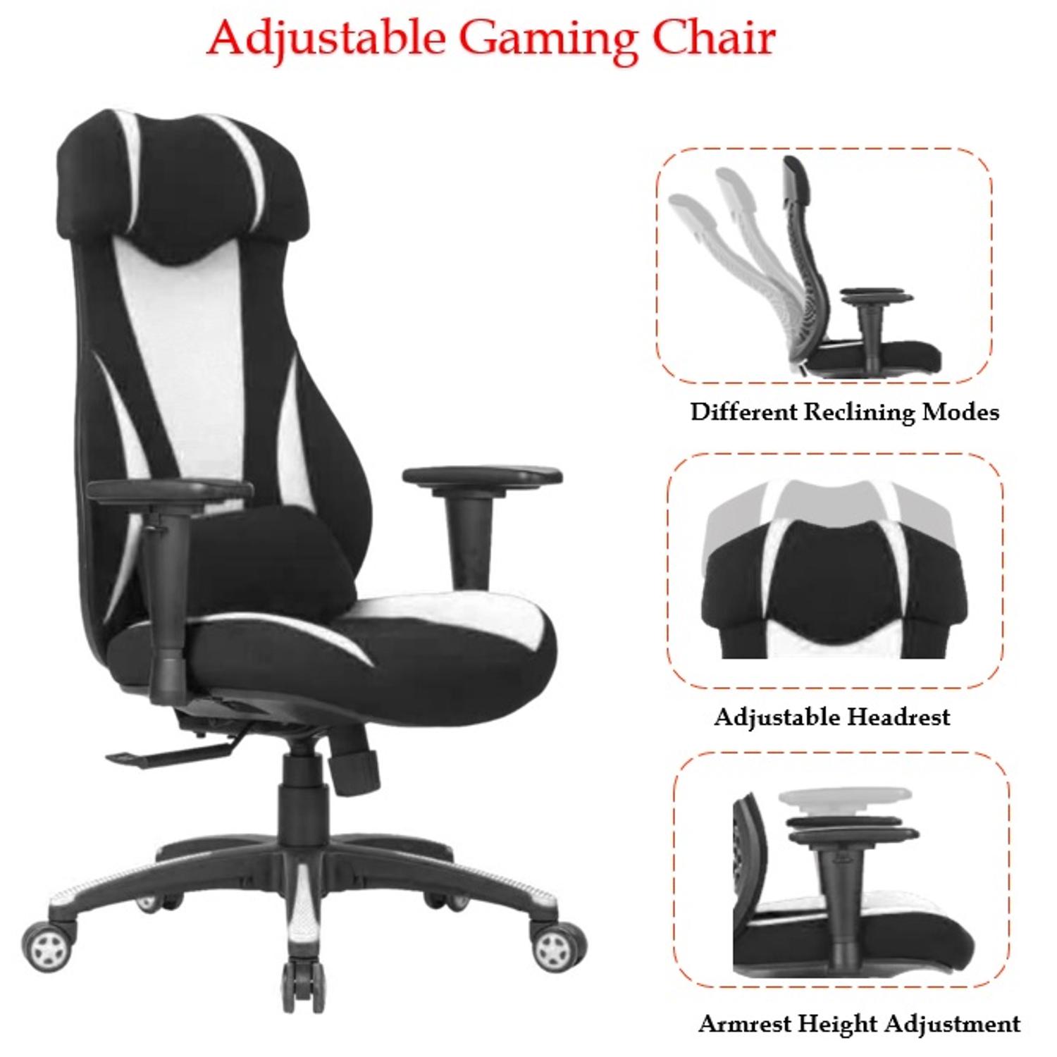 ViscoLogic ARMOUR [Designer Inspired] Premium Grade| Sturdy Foldable Base | Mesh Fabric Home Office Computer Gaming Chair